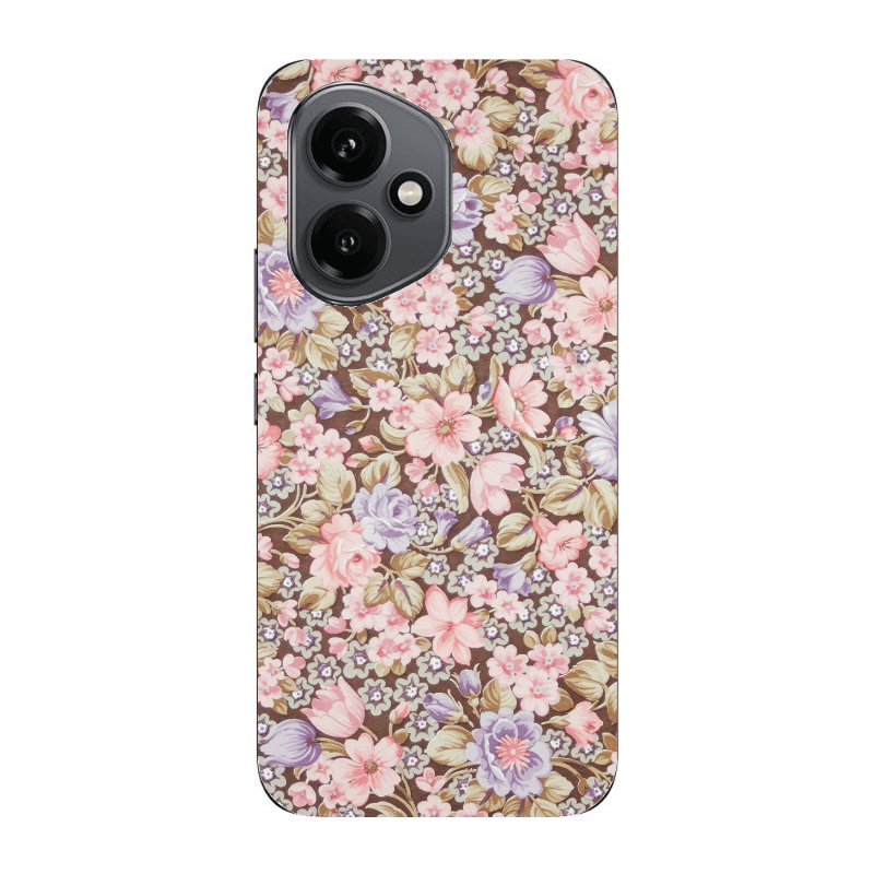 Honor Magic 400 Blue Roses Transparent Silicone TPU Θήκη